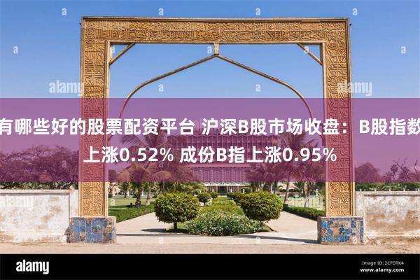 有哪些好的股票配资平台 沪深B股市场收盘：B股指数上涨0.52% 成份B指上涨0.95%