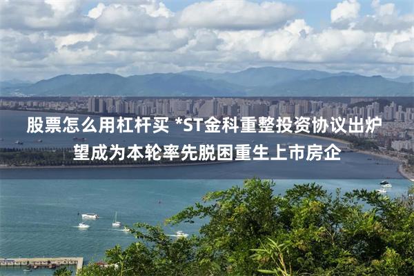 股票怎么用杠杆买 *ST金科重整投资协议出炉 望成为本轮率先脱困重生上市房企